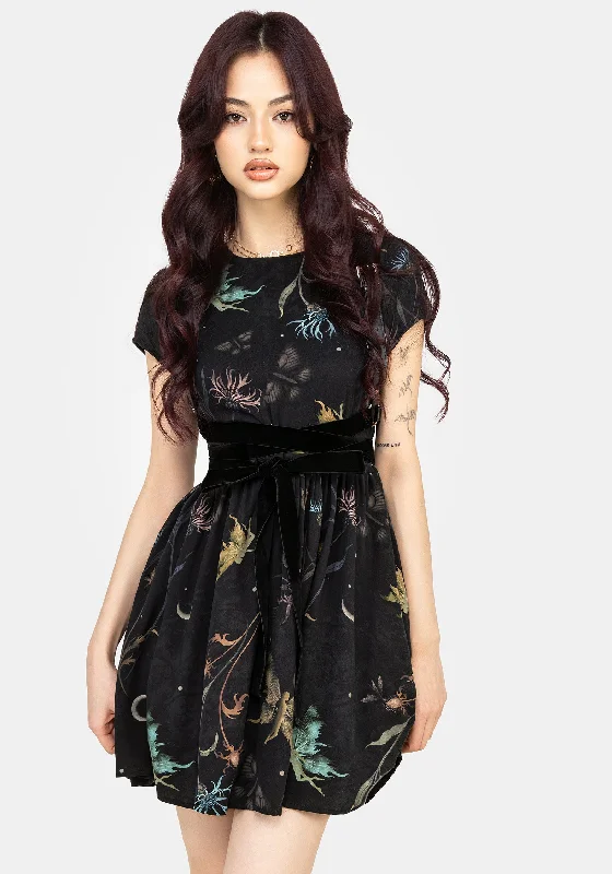 Women's Seasonal Garments Rosanella Floral Print Mini Smock Dress