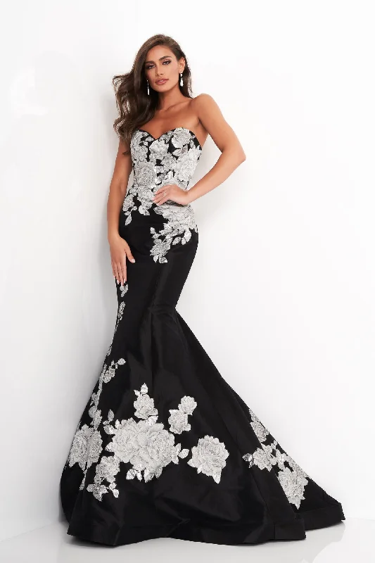 Women's Clothing Apparel Jovani 3917 Long Formal Floral Mermaid Evening Prom Dress