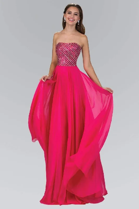 Women's Comfortable Lounge Garments Elizabeth K - GL1146 Jewel Accented Sweetheart Gown