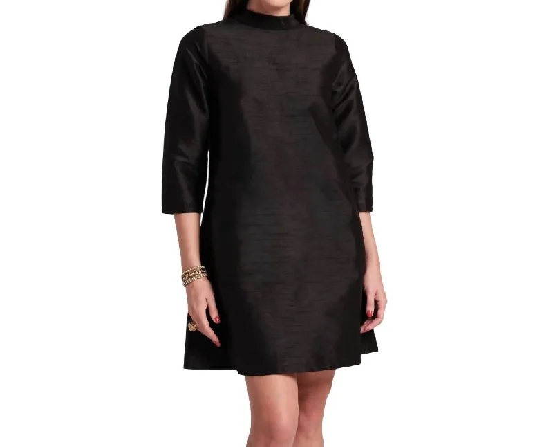 Women's Clothes Diplomat Mini Dress In Black