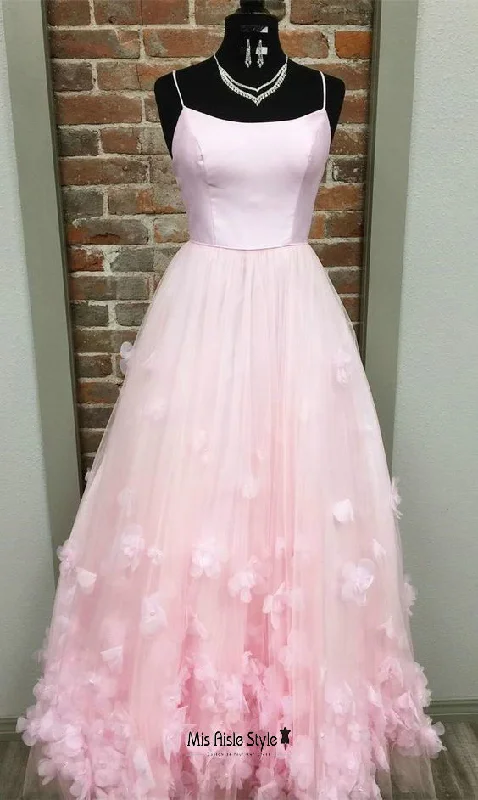 Women's Clothing For Holiday Travel Light Pink Floral Skirt Prom Dress