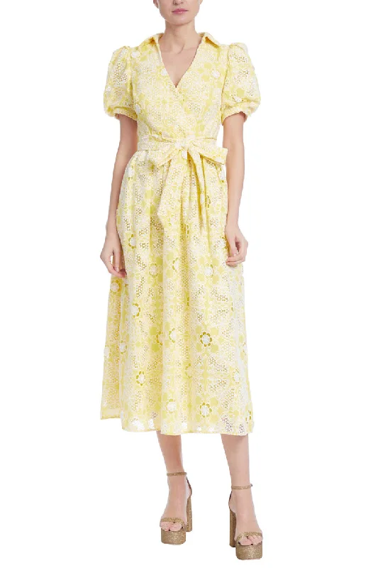 Women's Transitional Outfit Badgley Mischka BSD5098 Short Floral Midi Cocktail Dress