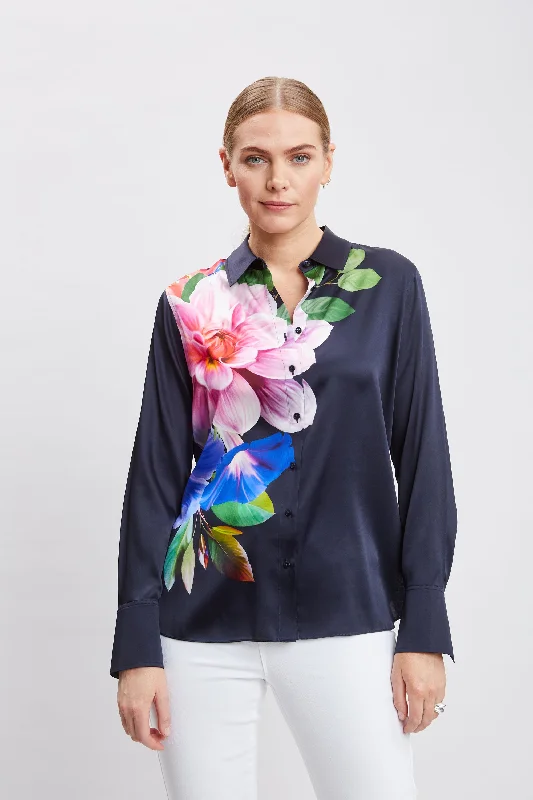 Formal Attire For Women Cascade Digital Floral Shirt