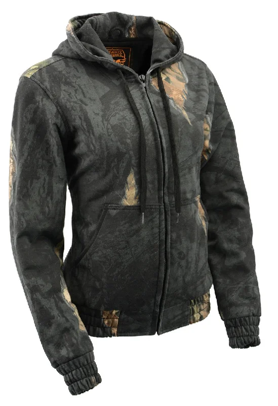 Women's Fashion Clothes Milwaukee Leather MPL2779 Women's Mossy Oak Eclipse Zipper Front Hoodie