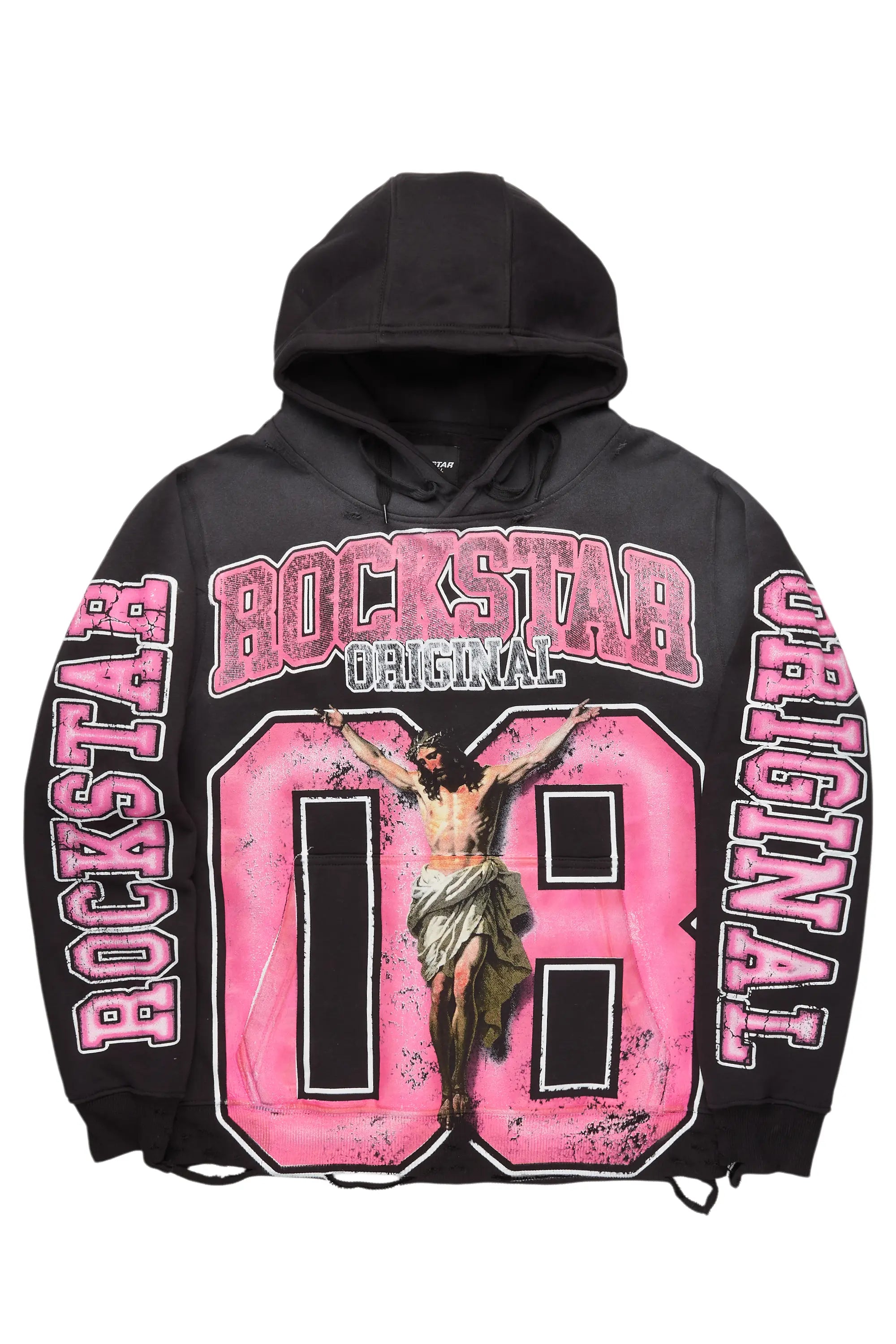 Women's Contemporary Apparel Tariqa Black Oversized Hoodie