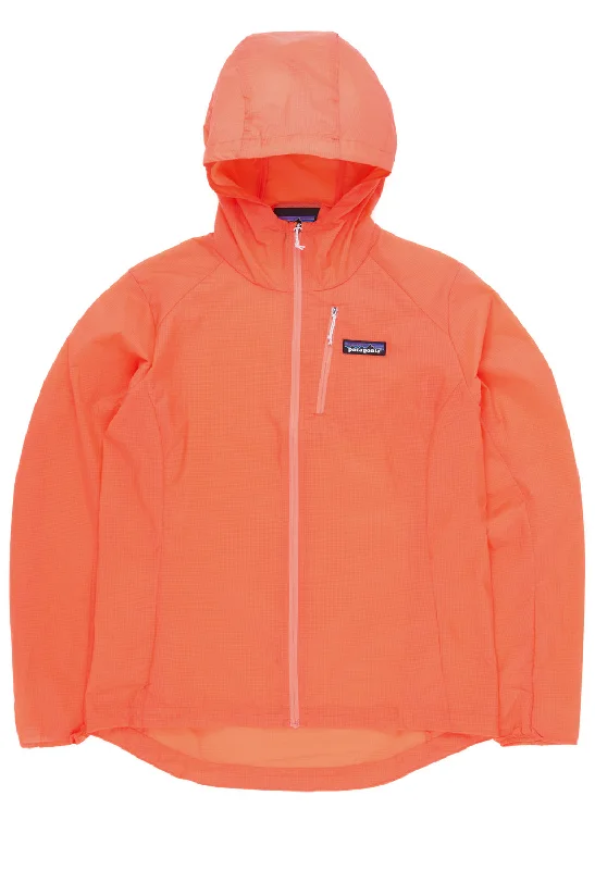 Women's Layered Outfit Patagonia Women's Houdini Jacket - Coho Coral