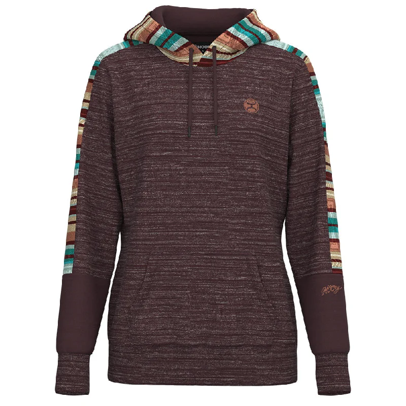 Casual Garments For Women "Canyon" Maroon w/ Serape Pattern Hoody