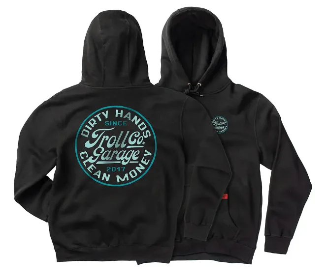 Women's Casual Attire Women’s DHCM Garage Hoodie - Black/Turquoise