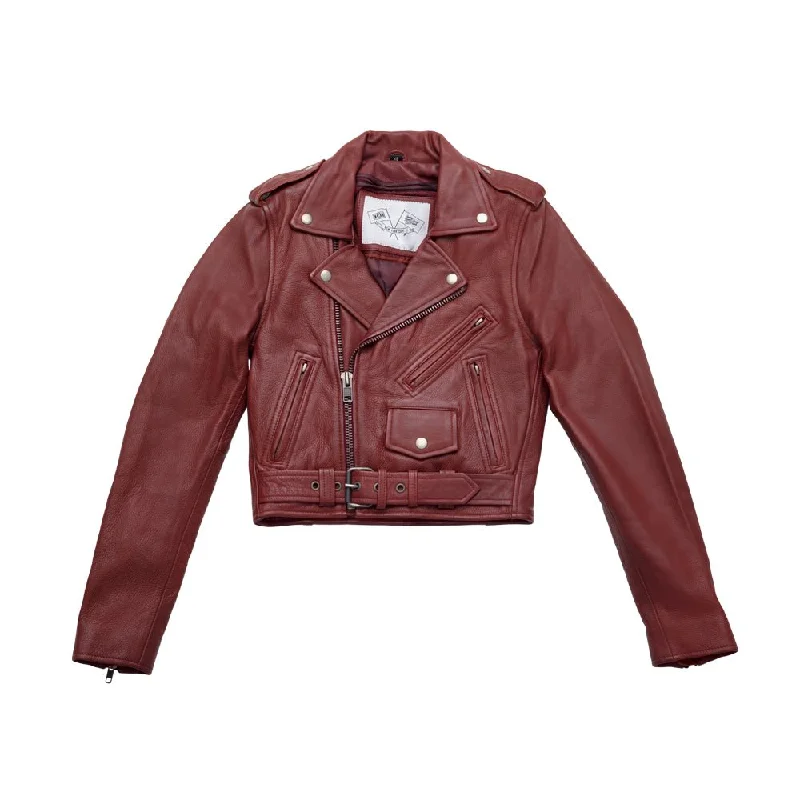 Women's Evening Clothes Katy - Women's Leather Jacket - BHBR