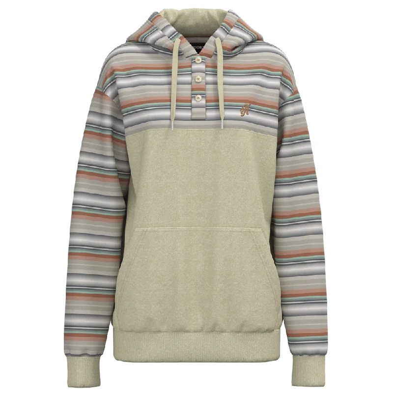 Women's Evening Apparel "Jimmy" Tan/Serape Hoody