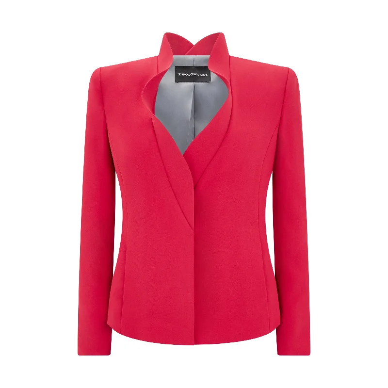 Casual Clothes For Women Tailored Cady Scallop Jacket