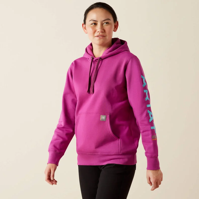 Casual Attire For Women Women's Graphic Hoodie, Willowherb/Maui Blue