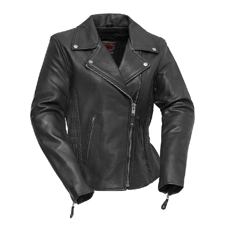 Stylish Outerwear Clothing For Women Allure Women's Motorcycle Leather Jacket