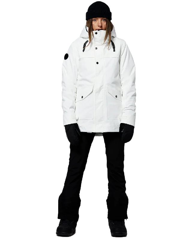 Women's Effortless Casual Outfit ASTER JACKET-SNOW WHITE