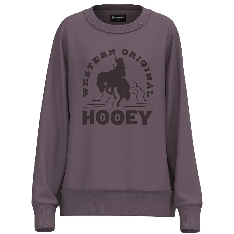 Comfortable Garments For Women "The Crew" Ladies Purple Pullover