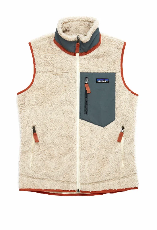 Women's Evening Clothing Patagonia Women's Classic Retro-X Vest - Natural S/Nouveau Green