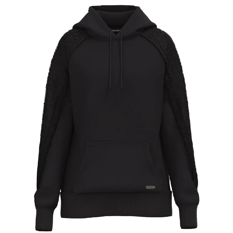 Women's Work Apparel "Chaparral" Black w/Crochet Mesh Hoody