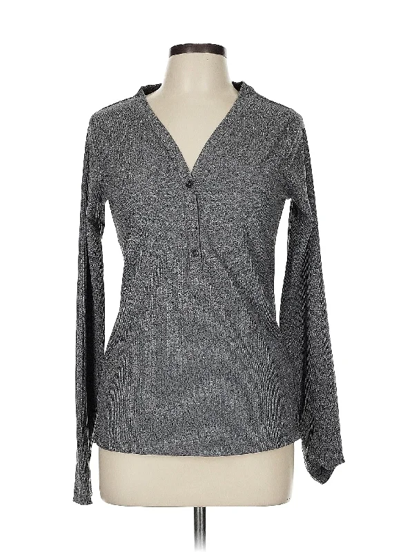 Women's Outerwear Attire Long Sleeve Henley