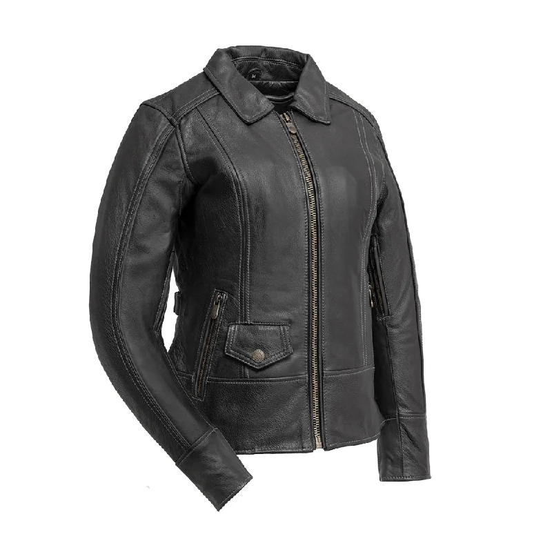 Women's Occasion Wear Apparel Free Spirit - Women's Motorcycle Leather Jacket