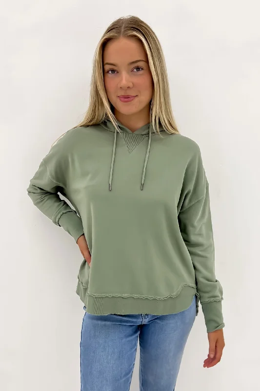 Women's Holiday Attire Sigrid Hoody Sage Green