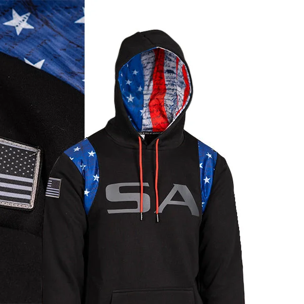 Affordable Women's Apparel Honor Lined Hoodie | American Flag | SA