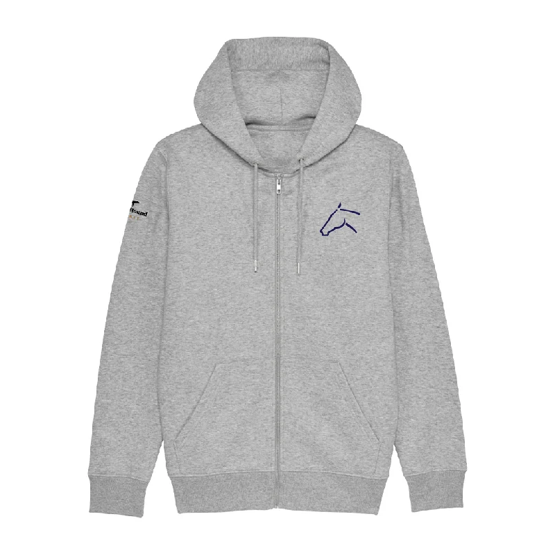 Women's Party Outfit AACCP Grey Zip Hoodie