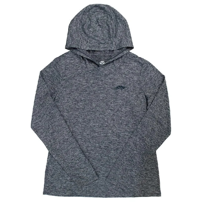 Women's Comfortable Clothes For Weekends "Easy Breezy" Heather Navy Hoody