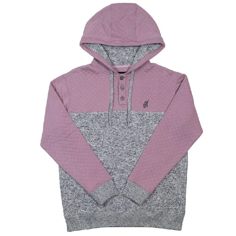 Women's Plus-Size Clothes "Jimmy" Purple/Grey Hoody