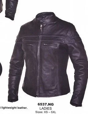 Women's Comfy Attire For Lounging Ladies Lightweight Leather Jacket 6537.GO WJ Light