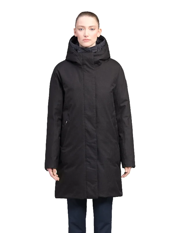 Plus-Size Women's Garments Dory Women's Tailored Back Zip Parka