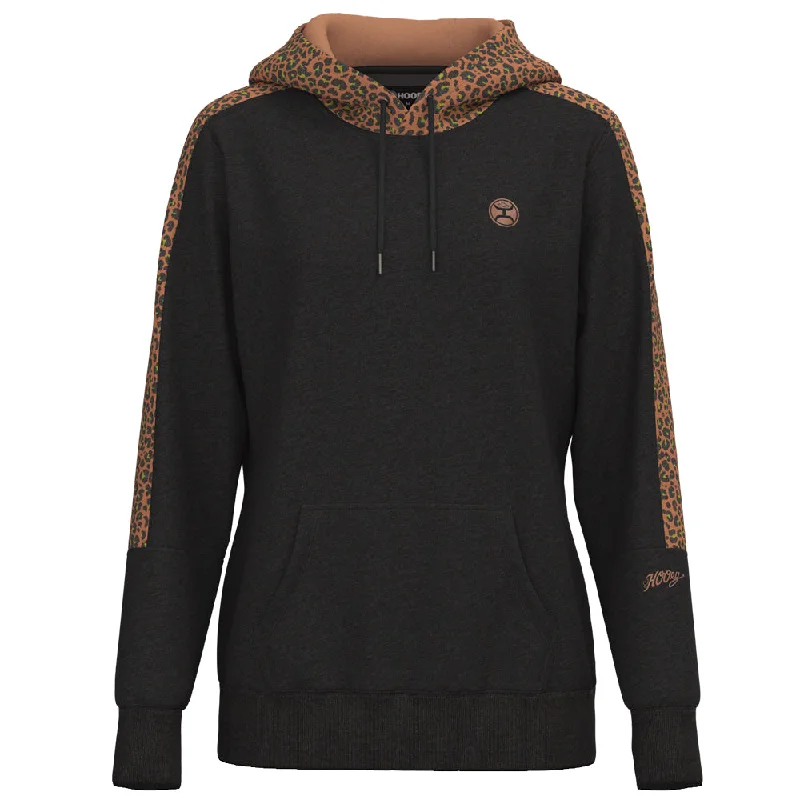 Women's Sports Apparel "Canyon" Asphalt w/Cheetah Print Hoody