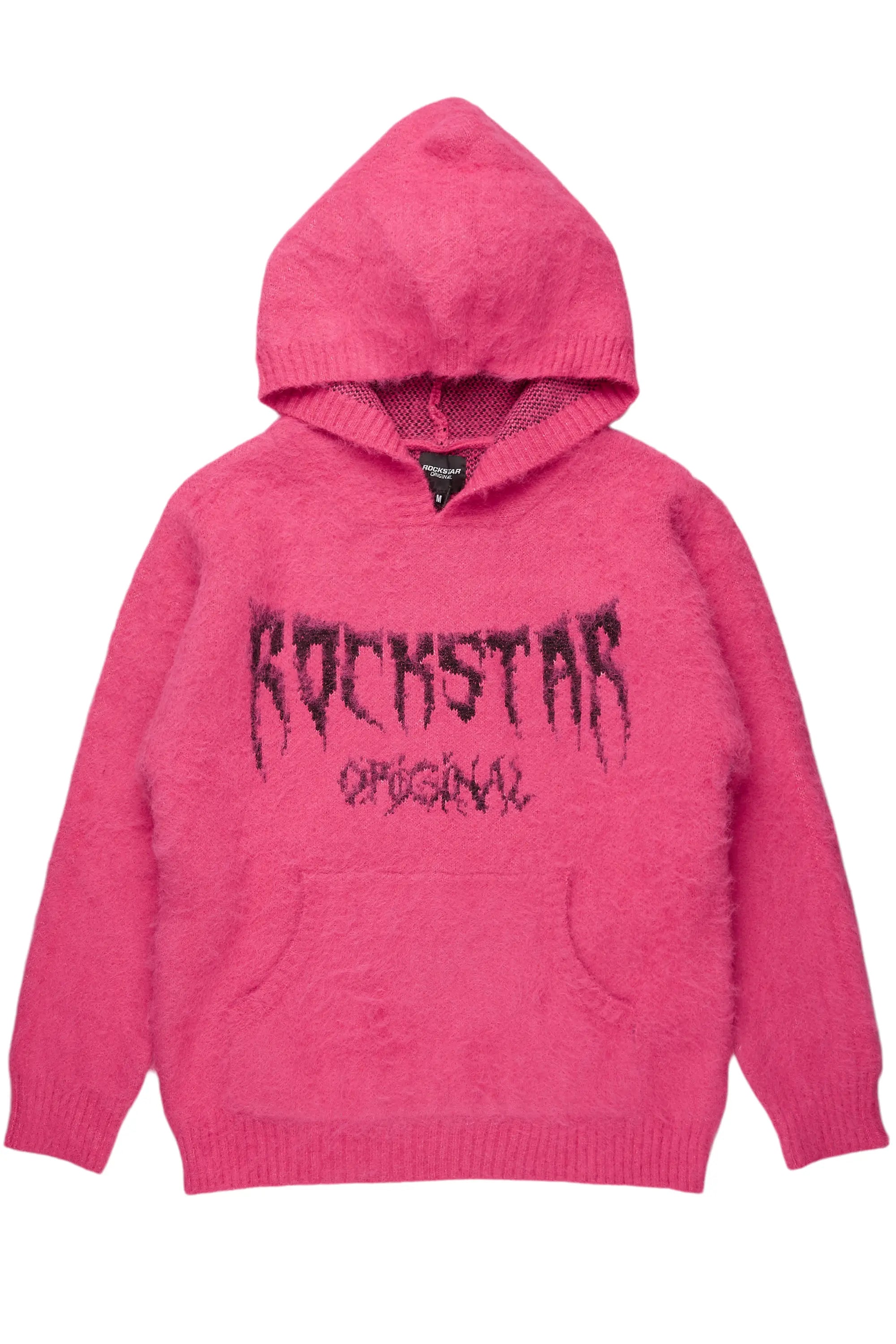 Women's Holiday Clothing Andreas Pink Graphic Knit Hoodie