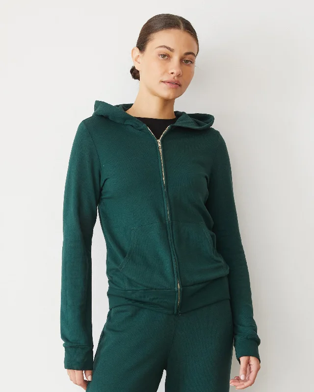 Elegant Women's Attire Softfleece Zip Up Hoody