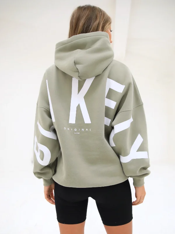 Affordable Trendy Clothes For Women Isabel Oversized Hoodie - Olive