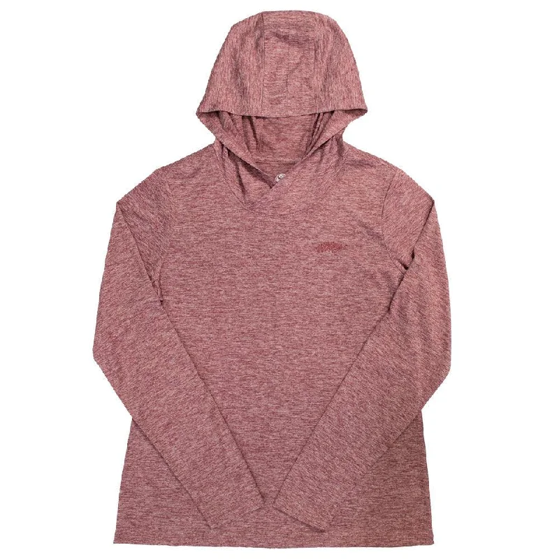 Women's Clothing Sets "Easy Breezy" Heather Maroon Hoody