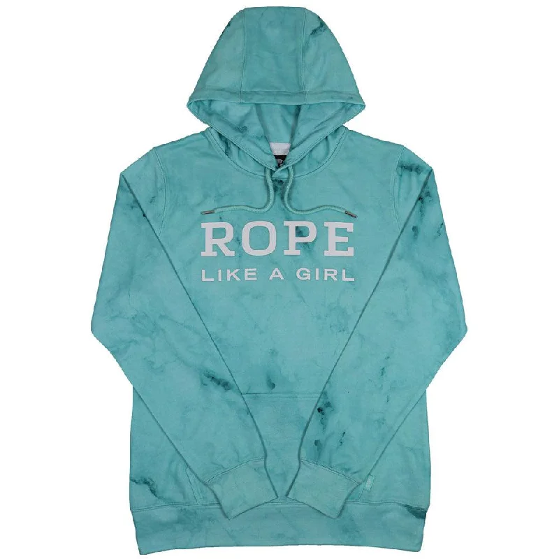 Formal Clothing For Women Rope Like a Girl Turquoise Hoody