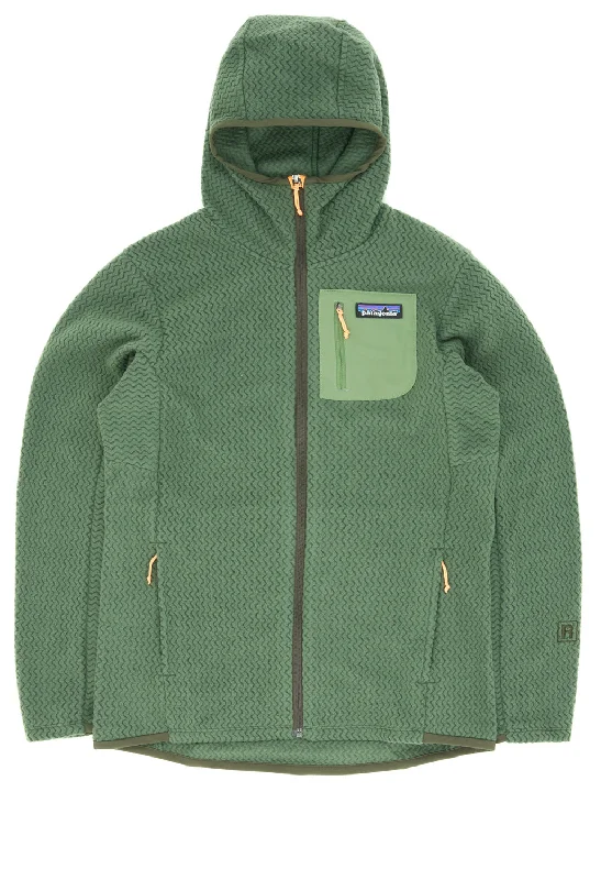 Women's Vacation Outfit Patagonia Women's R1 Air Full-Zip Hoody - Torrey Pine Green